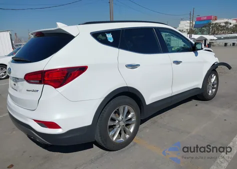 2017 Hyundai Santa Fe Sport 2.0T from USA, damaged, VIN 5XYZU4LA5HG484194